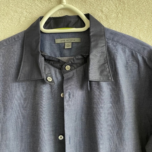 John Varvatos Dual-Collar Men’s Dress Shirt / X-Large - Picture 1 of 10